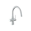 INAX/LIXIL 水栓金具【GF-ANA561SY/SA】クールシルバー キッチン用ミネラル浄水栓 グリーンタップ(Greentap) 常温タイプ〔DE〕