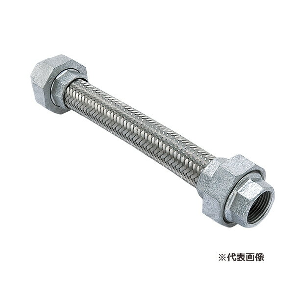 ゼンシン 【Z-9000-40-500】フレキシブルジョイント ステンレス製 汎用ユニオン型 長さ500L 口径40A(1 ..