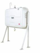 ####サンダイヤ オイルタンク標準タイプ 壁ピタハーフ 容積250L (旧品番KH2-250SC)〔HF〕