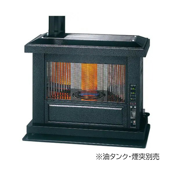 ●トヨトミ 暖房機器【HR-T65N(B)】ブラック 煙突式ストーブ アンティークストーブ HRシリーズ バックアップ機能 セーブ運転 油タンク・煙突別売