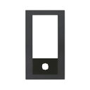 βアイホン 【GBW-N2035P-K】ブラック 小規模マンション・アパート向け集合住宅用インターホンシステム PATMOα パトモアルファ 集合玄関機用パネル