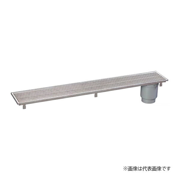 ●ロンシール機器 【HSAT-15L1200T-F】多目的排水ユニット 小川くん SUSグレーチング浅型 非防水縦引き..