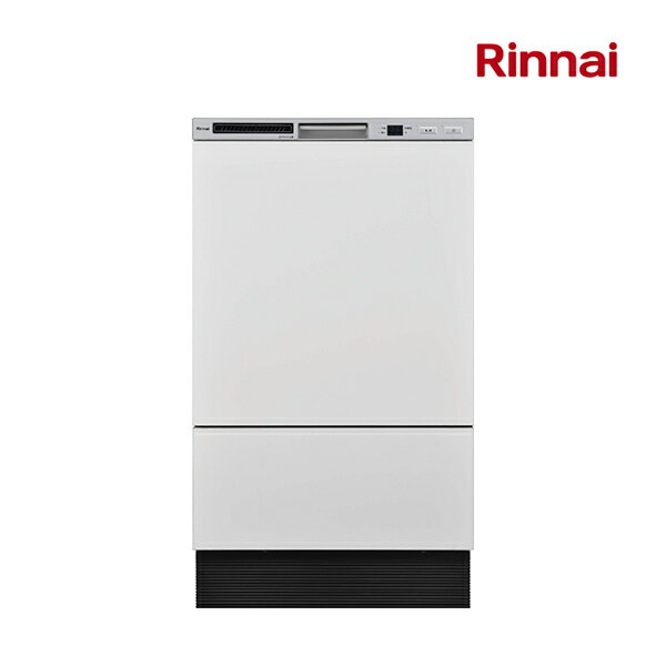 ###リンナイ 食器洗い乾燥機【RKW-F403CM4-SV】シルバー フロントオープン 幅45cm 扉材専用〔GB〕