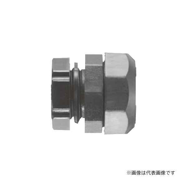 Я三桂製作所 【NTBG25】黒色 サンフレキNT用コネクタ ノックアウト接続用 標準品 管用平行おねじ付き