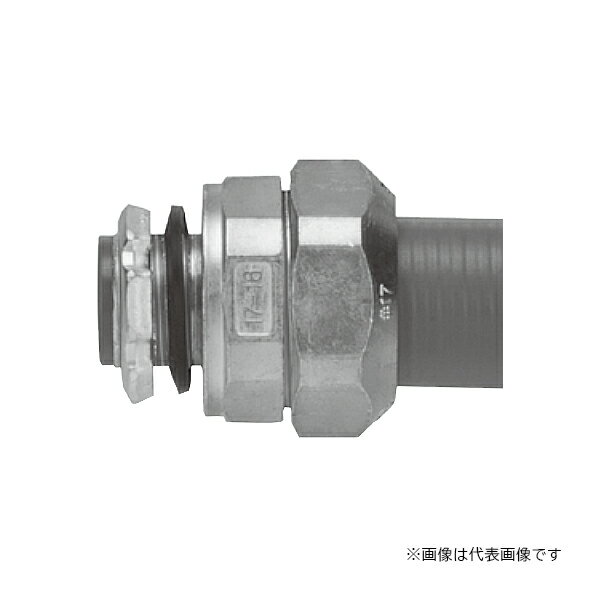 Я三桂製作所 【WBG17-22】防水プリカ用コネクタ ノックアウト接続用 ユニオン式 厚鋼電線管おねじ付き