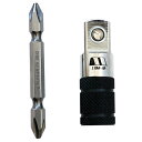 ∀スターエム/STAR-M 【5017-A】ニコソケ ソケットアダプター(両頭ビット付) 差込角12.7mm (4962660501739)