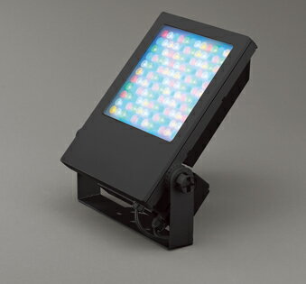 βオーデリック/ODELIC 【OE033014RG】施設演出照明 スクエアライト 屋外用 防雨型 DMX制御(RGBフルカラー) LED一体型 ブラック ナロー配光 10000lmタイプ