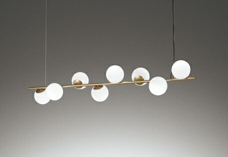 ▲βオーデリック/ODELIC 【OC257259NCR】シャンデリア 高演色LED 昼白色 調光 ねじ込式 ～10畳 LEDランプ サテンゴールド 調光器別売