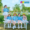 柄シャツ 茉莉花 ダンス衣装 上下セット hiphop シャツ 半袖 青 子供服 女の子 男の子 演出服 応援団 発表会 チアダンス スカート ショーツ 白 オシャレ 団体イベント お揃い レッスン着 卒業写真 記念 団体服 幼稚園 保育園 おしゃれ かわいい