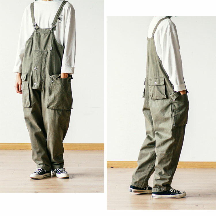 オーバーオール メンズ サロペット サルエルパンツ オーバーオール メンズ レディース ユニセックス カーゴパンツ ロングパンツ 無地 S M L XL 2XL コスプレ ブラック アーミーグリーン ネイビー 大きいサイズ b系 ヒップホップ ストリート系