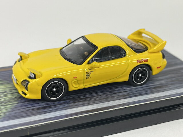 マツダ RX-7 (FD3S) RED SUNS / 頭文字 D with 藤原 拓海 高橋 啓介 ドライバーフィギュア付き Hobby JAPAN