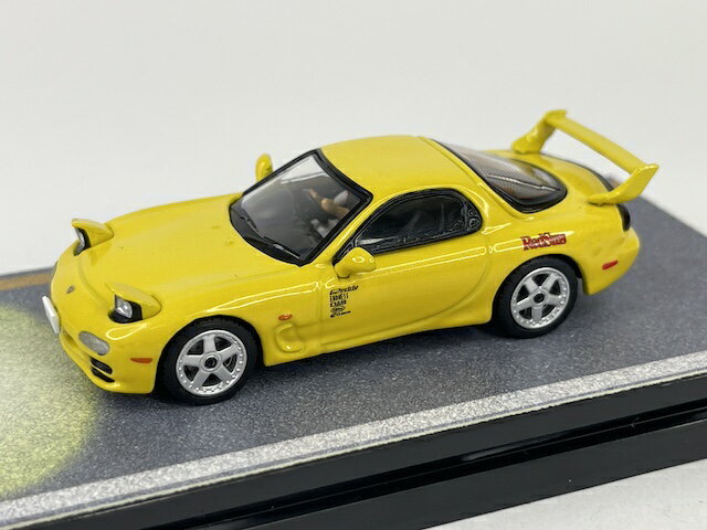 マツダ RX-7 (FD3S) RED SUNS / 頭文字 D VS 藤原 拓海 高橋 啓介 ドライバーフィギュア付き Hobby JAPAN