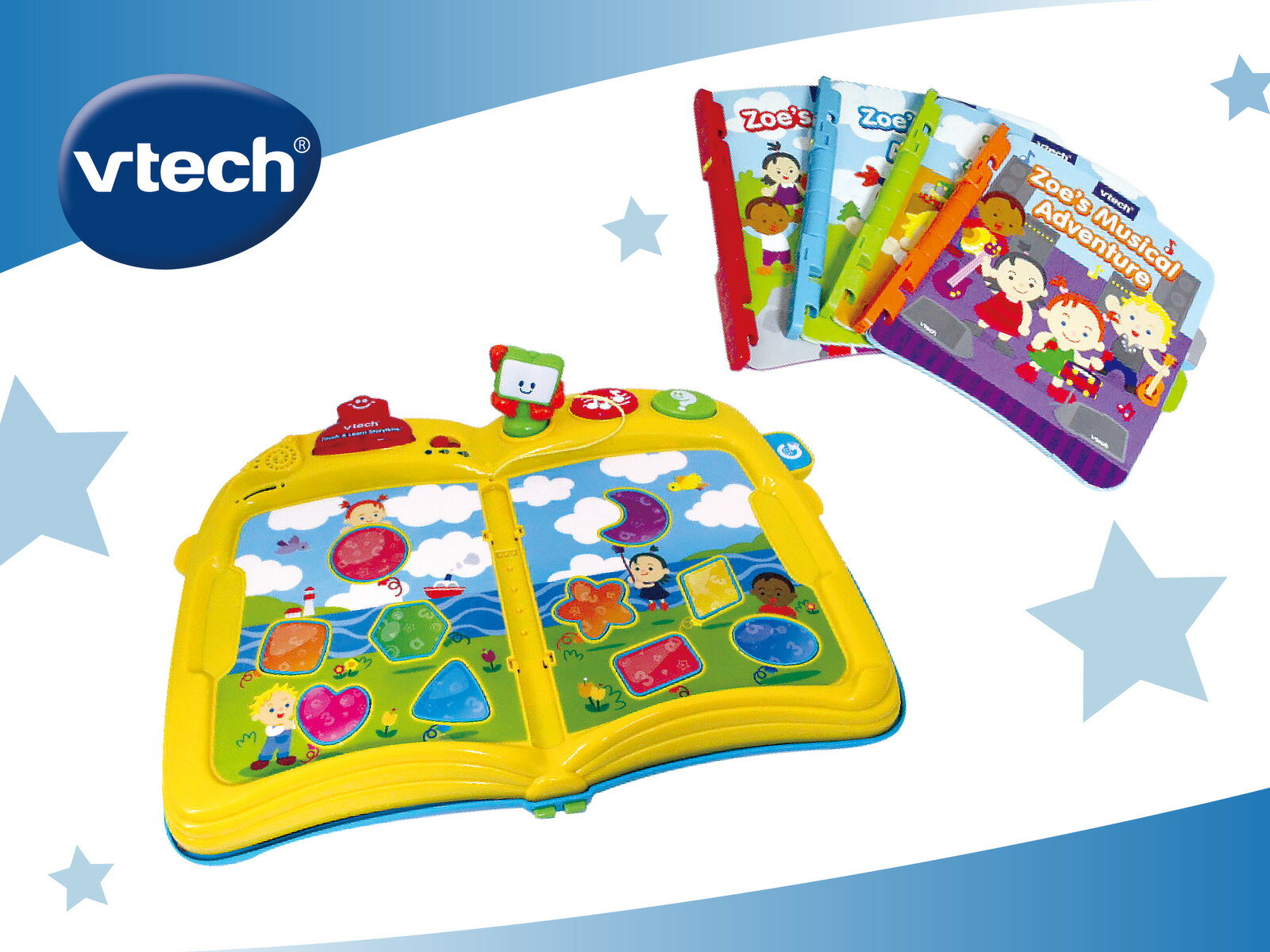 ★身長計プレゼント★VTech ヴィテック Touch & Learn Storytime【ストーリータイム】英語 本 読み聞かせ 1歳 2歳 3歳 男の子 女の子 知育玩具 おもちゃ アルファベット 発音 ネイティブ イングリッシュ お誕生日 プレゼント 音声翻訳リスト付 2