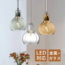 ペンダントライト 北欧 筒形 おしゃれ LED対応 丸型 ガラス 透明 ステンドグラス 天井照明器具 ダイニング 吹き抜け キッチン 玄関 リビング ベッドルー...