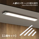 【二個セット】 クローゼットライト LED センサーライト 磁気 人感 明暗センサー 壁掛け照明器具 自動点灯/消灯 ブラケットライト 強磁 超薄型 USB充電...