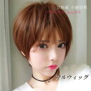 フルウィッグ 女性 ショート ボブ 髪型 ウィッグ レディース 自然 かわいい ファッション おしゃれ 可愛い 20代 30代 40代 50代 小顔効果 ヘアウィッグ 脱毛症 白髪隠す ウィッグネット付き ブラック ブラウン リネン ダークブラウン 混色 かつら かぶるだけ かつら 送料無料