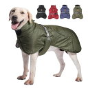 送料無料 ペット服 犬服 冬 ペットベスト 160g綿 厚く暖かい 犬用リード装着可能 反射デザイン 大型犬 レトリーバー ラブラドール 冬着 秋冬 犬防寒 保温 コート ジャケット ダウン ドッグウェア おしゃれ お出かけ 秋冬モデル リードフック付き バックルコート ペット冬服