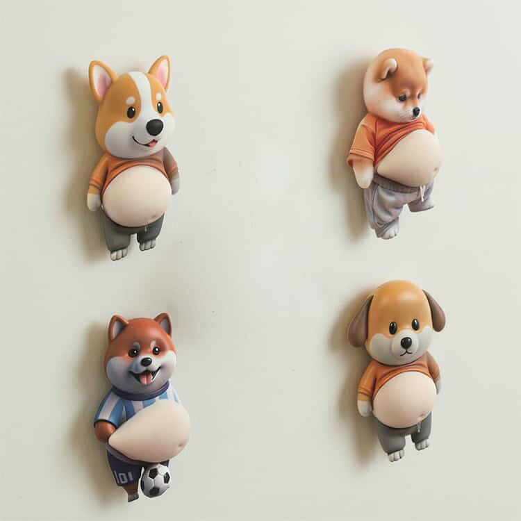【SSP5倍！最大300円OFFクーポン　数量限定】お腹ぷにぷにシール 22枚セット お腹シール おなかシール 柔らかいお腹 ぷにぷにシール おしりシール 3Dシール デブ ぷくぷくシール もちもち かわいい もっちりシール iidafashion2025-10001475 iidafashion2025 サンプル画像3