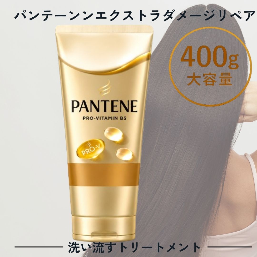パンテーン 洗い流すトリートメント ( 400g ) 1個～選べます！ エクストラダメージリペア 大容量 トリートメント PANTENE ヘアケア 髪の毛 P&G