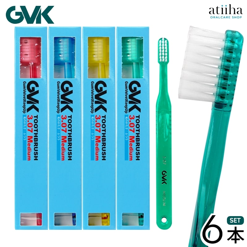 【送料無料】G.V.K【GVK】 歯ブラシ 3.07 【6本】のサムネイル