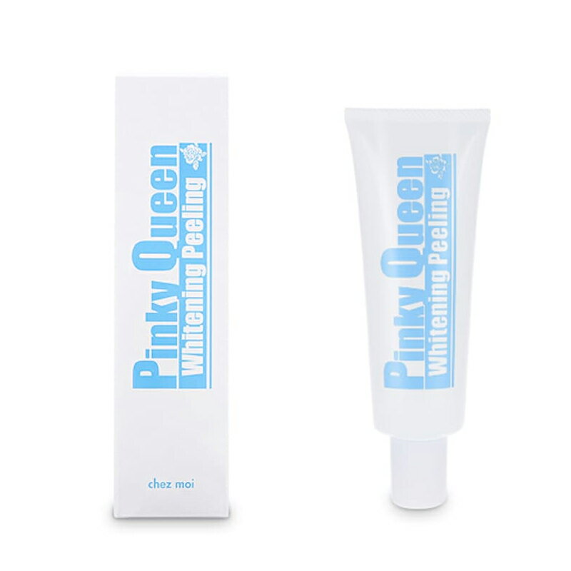 シェモア ピンキークイーン ホワイトニングピーリング 80g(バスト アンダーバスト 黒ずみ 肌荒れ くすみ 角質 美バスト 美白 保湿 ホワイトニング)