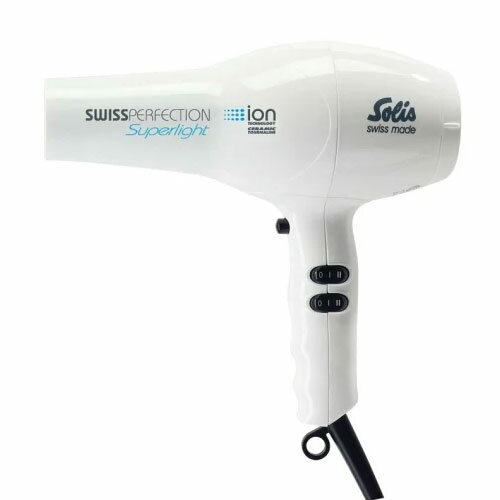 【ブラックフライデー!ポイントUP】ソリス スイスパーフェクション ドライヤー440 ホワイト (Solis 美容室 美容院 サロン 業務用 ヘアドライヤー 人...