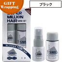 【GIFT】 ルアン スーパーミリオンヘアー ミニセット ブラック 【ラッピング込み】(SMH 薄毛 老若男女 メンズ レディース おすすめ お出かけ ヘアセッ...