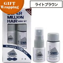 【GIFT】 ルアン スーパーミリオンヘアー ミニセット ライトブラウン【ラッピング込み】 (SMH 薄毛 老若男女 メンズ レディース おすすめ お出かけ ヘ...