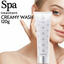 ◆ポイント20倍◆ スパトリートメント クリーミーウォッシュG 120ml (Spa treatment 正規品販売店 国内正規品 サロン専売品 美容専売 洗顔 フォーム オイル ハリツヤ 業務用 エステ aestheti 美容成分 化粧水 アロエ ハリ ツヤ コラーゲン 抗炎症 父の日)p00