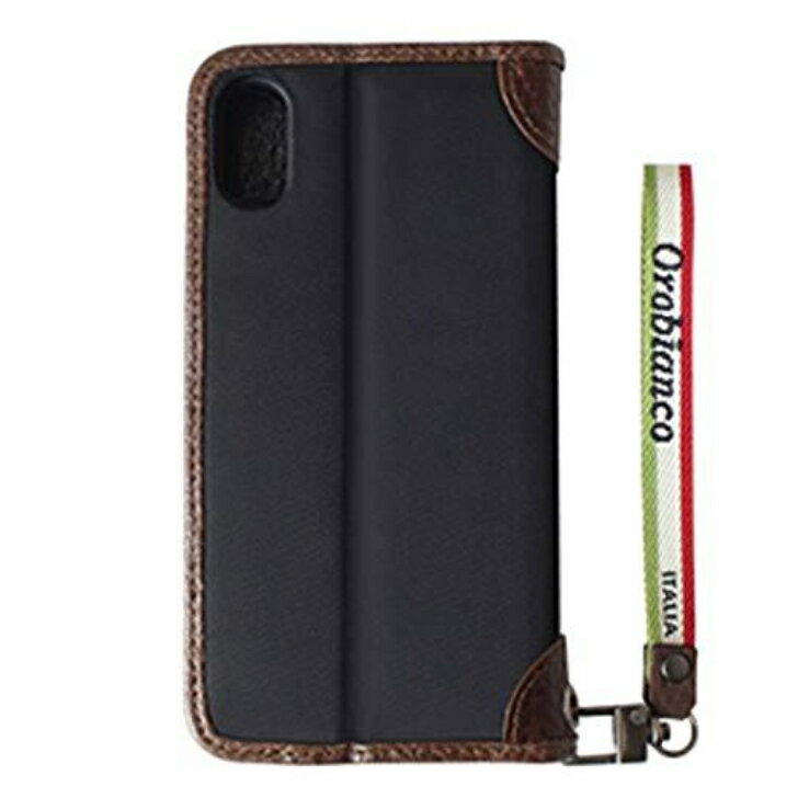 イングリウッド iPhoneXR オロビアンコ Orobianco Book case/Black RS8C036K 高級...