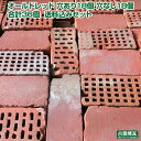 アンティークレンガ「オールドレッド 穴あり18個 穴なし18個 合計36個 送料込みセット 」(北海道は1200円アップ)