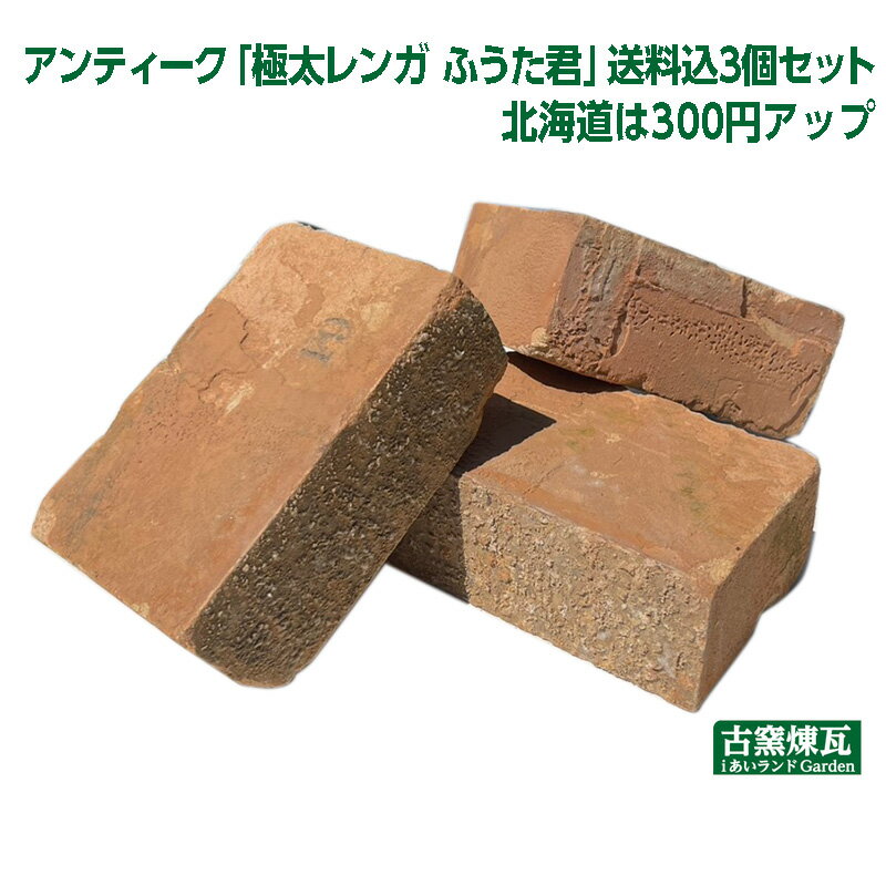 Rakuten - アンティーク極太レンガ「ふうた君」3個送料込みセット（北海道は300円アップ）