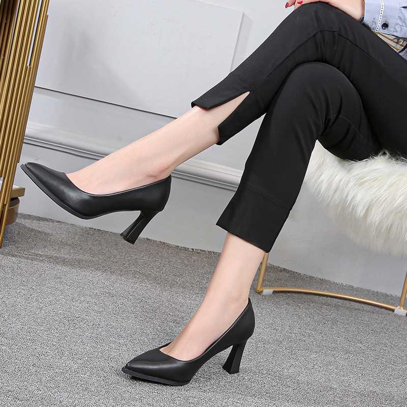 レディース 5cm/7cm パンプス 痛くない ヒール 走れる 女性 パンプス 疲れない シューズ ポインテッドトゥ 美脚 安定感 スエード 通勤 大きいサイズ 小さいサイズ 歩きやすい おしゃれ きれいめ ビジネス 就職活動 フォーマル - 3