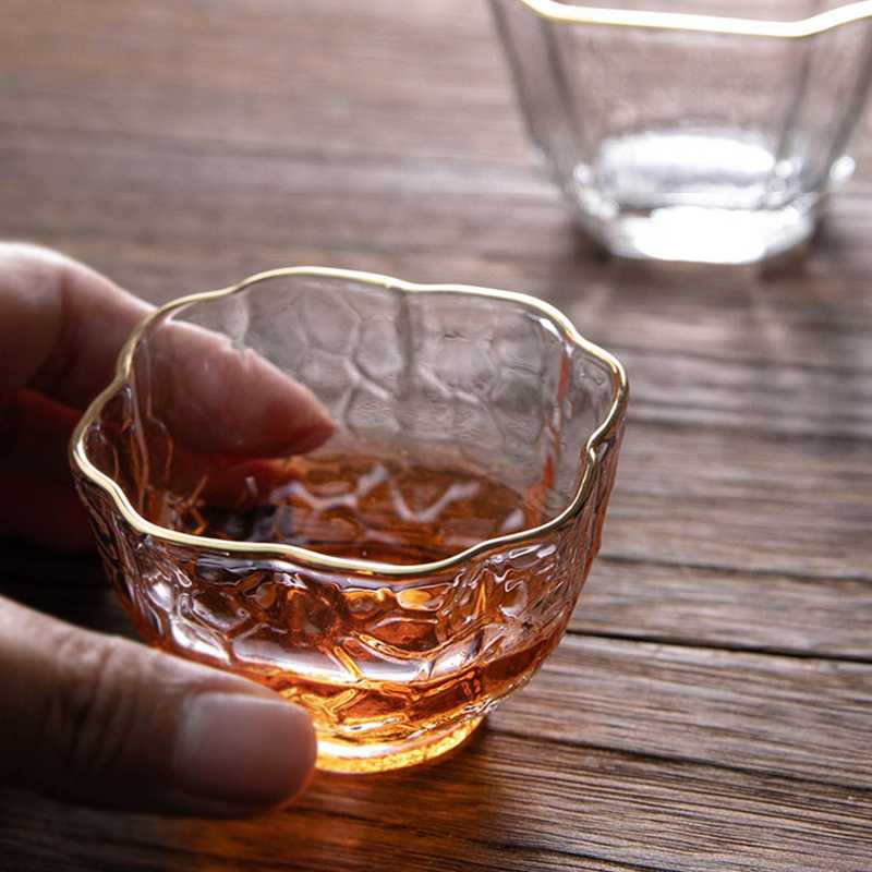 monotoneストア楽天市場店の耐熱 ガラスカップ3個セットガラス茶杯 ガラスカップ 茶湯 カフェ食器 クリア 北欧 透明 おしゃれ母の日 父の日 プレゼント 実用的茶道具 茶道 中国茶 泡茶 中国茶器 茶器 敬老の日｜アングル3
