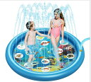 子ども用 プール噴水マット プレイマット 水遊び 家庭用プール 子供 直径170CM 噴水池 水遊び ウォーター アウトドア 夏の日 芝生遊び 庭 家庭用 親子芝生遊び 用品 夏の日家庭用 子供用 親子芝生遊び プールマット 誕生日プレゼント 夏対策|詳細画像