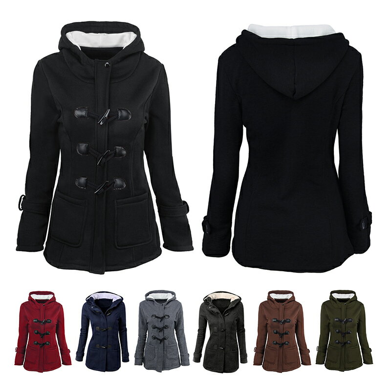 Other Jackets Jumpers - 送料無料 M-6XL ダッフルコート レディース ロングコート パーカー ロング アウター 厚手 コート 大きいサイズ コートジャケット レディース 通勤 通学 秋冬 ロングジャケット アウター 秋冬 防寒 高級 大人 かわいい30代 40代 50代 60代 フォーマル