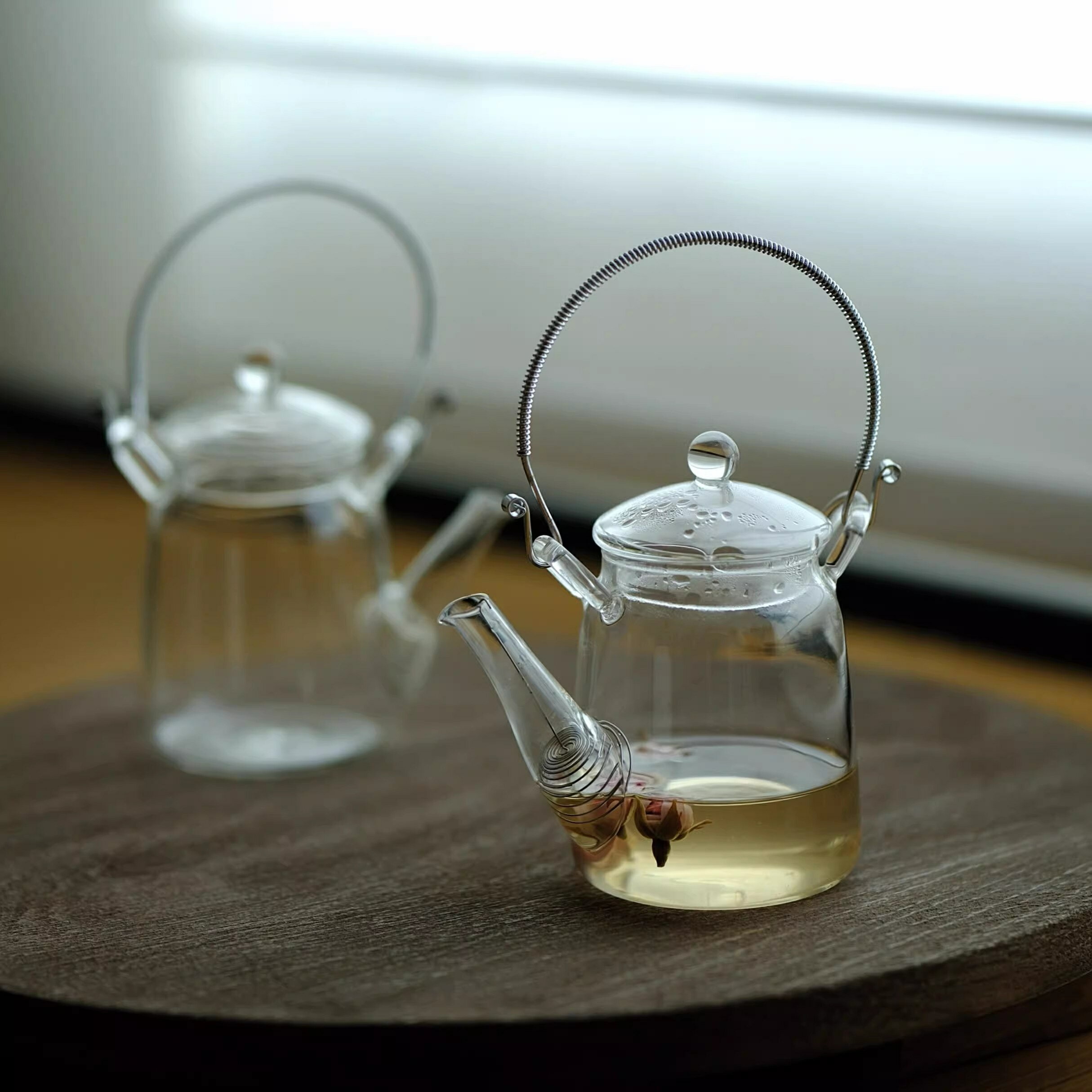 樂天商城 - ピッチャー 水差し ガラスポット 500ml アルク ジャグ 麦茶 ウォーターポット カフェ 透明 カフェ ストレーナー 紅茶 ハーブティー 軽量 ポット 敬老の日