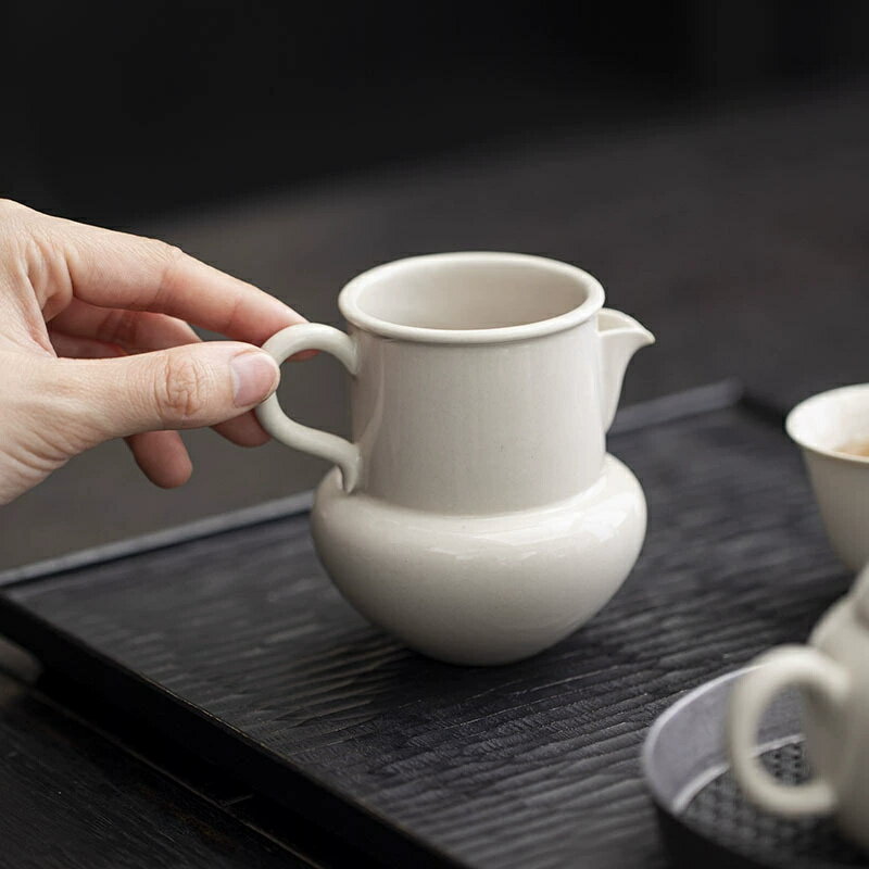 Rakuten - 茶道具 公道杯 陶器 150ml 灰釉 美濃焼 茶器 茶道 お茶会 練習 焼物 料亭 旅館 和食器 飲食店 業務用 プレゼント ギフト 贈り物