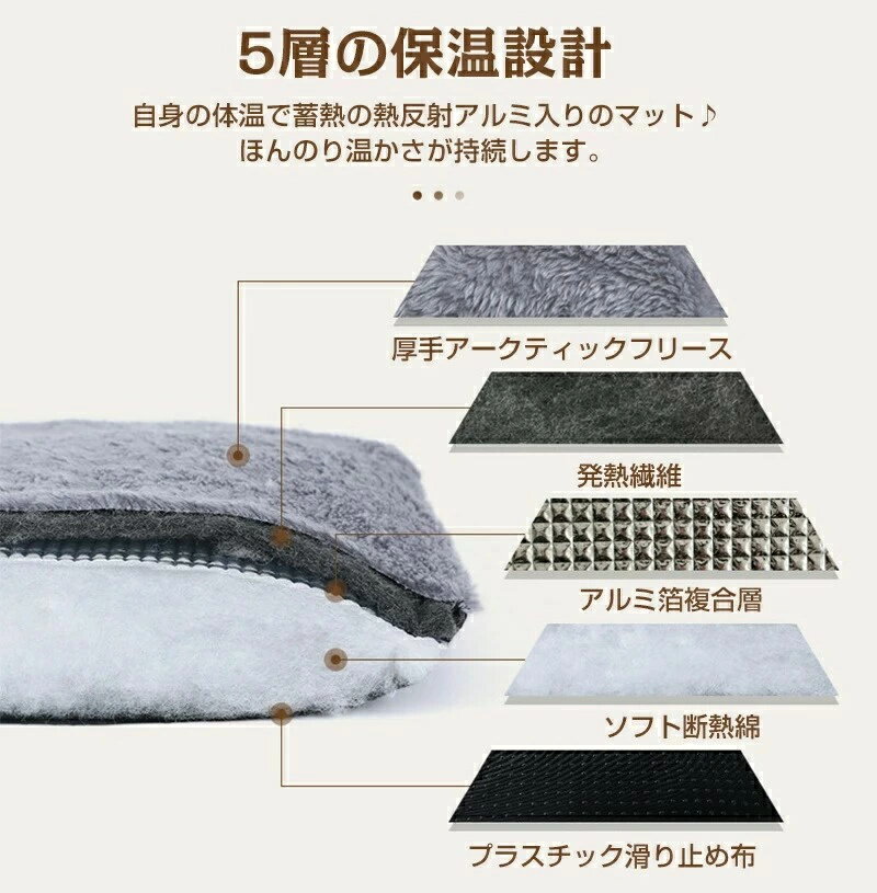 ペット用ホットカーペット S/M/L/XL電源...の紹介画像3