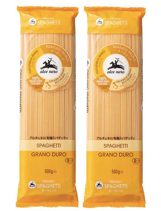 【ネコポス発送】 アルチェネロ 有機デュラムセモリナ スパゲッティ 500g×2袋 【送料無料】