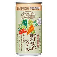【あす楽対応】 信州 安曇野 野菜ジュース 食塩無添加 190g×30本【送料無料】