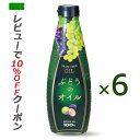 【スーパーSALE!ポイント2倍!】【あす楽対応】 ぶどうのオイル(グレープシードオイル) 450g×6本 ケータック・プランナーズ 【送料無料】