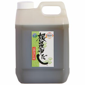 北海道 根昆布だし 業務用 2L 北海道ケンソ 北海道日高産の根昆布を、成分・味を損なうことなくその旨みを丸ごと凝縮した液体だしです。業務用サイズの2L入り。 製造元:北海道ケンソ 内容量:2L さまざまなお料理のコクと旨みを一層引き立てます。 「北海道 根昆布だし 業務用 2L 北海道ケンソ」は、北海道日高産の昆布エキスを主原料とした濃縮液体だしです。昆布の成分・味を損なうことなく旨みを丸ごと製品化しました。さまざまな料理に使え、コクと旨みを一層引き立てます。毎日のお味噌汁や煮物、鍋物等に少量でお使いいただけます。業務用サイズ、2L入り。 北海道 根昆布だし 業務用 2L 北海道ケンソ のお召し上がり方 使用例(4人家族での目安量となります。) 鍋物・・・大さじ1〜2杯位 味噌汁・・・大さじ1杯位 お吸い物・・・大さじ1杯位 野菜炒め・煮魚等・・・大さじ1杯位 おでん・・・大さじ1〜2杯位 湯豆腐・・・大さじ1〜2杯位 めんつゆ・・・大さじ1杯位、塩と醤油にて加減 炊き込みご飯・・・米3合、大さじ1杯 だし巻き玉子・・・卵2個と水少々、小さじ1杯 原材料 昆布エキス、日高産根昆布、食塩、調味料(アミノ酸等)、増粘多糖類、くん液 (原材料の一部に大豆を含む) 広告文責:いいもの健康有限会社 電話番号: 042-498-2113