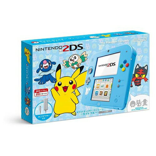 2DS ニンテンドー2DS ポケットモンスター サン・ムーン(ライトブルー)FTR-S-BDAA 本 ...