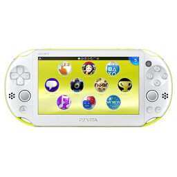 PSVita 2000 PlayStation Vita Wi-Fiモデル ライムグリーン/ホワイト (PCH-2000ZA13) 本体 すぐ遊べるセット PlayStationVita SONY ソニー 4948872413671 【中古】