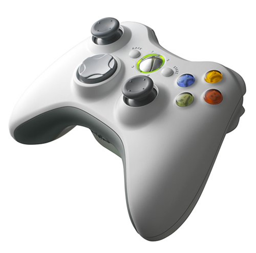 Xbox 360 ワイヤレスコントローラー ホワイト エックスボックス 【中古】 4988648319653 送料無料