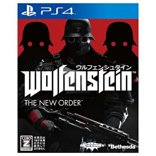 PS4 プレステ4 ウルフェンシュタイン:ザ ニューオーダー - PS4 ソフト ケースあり PlayStation4 SONY ソニー 「CERO区分_Z相当」 4562226430659 【中古】