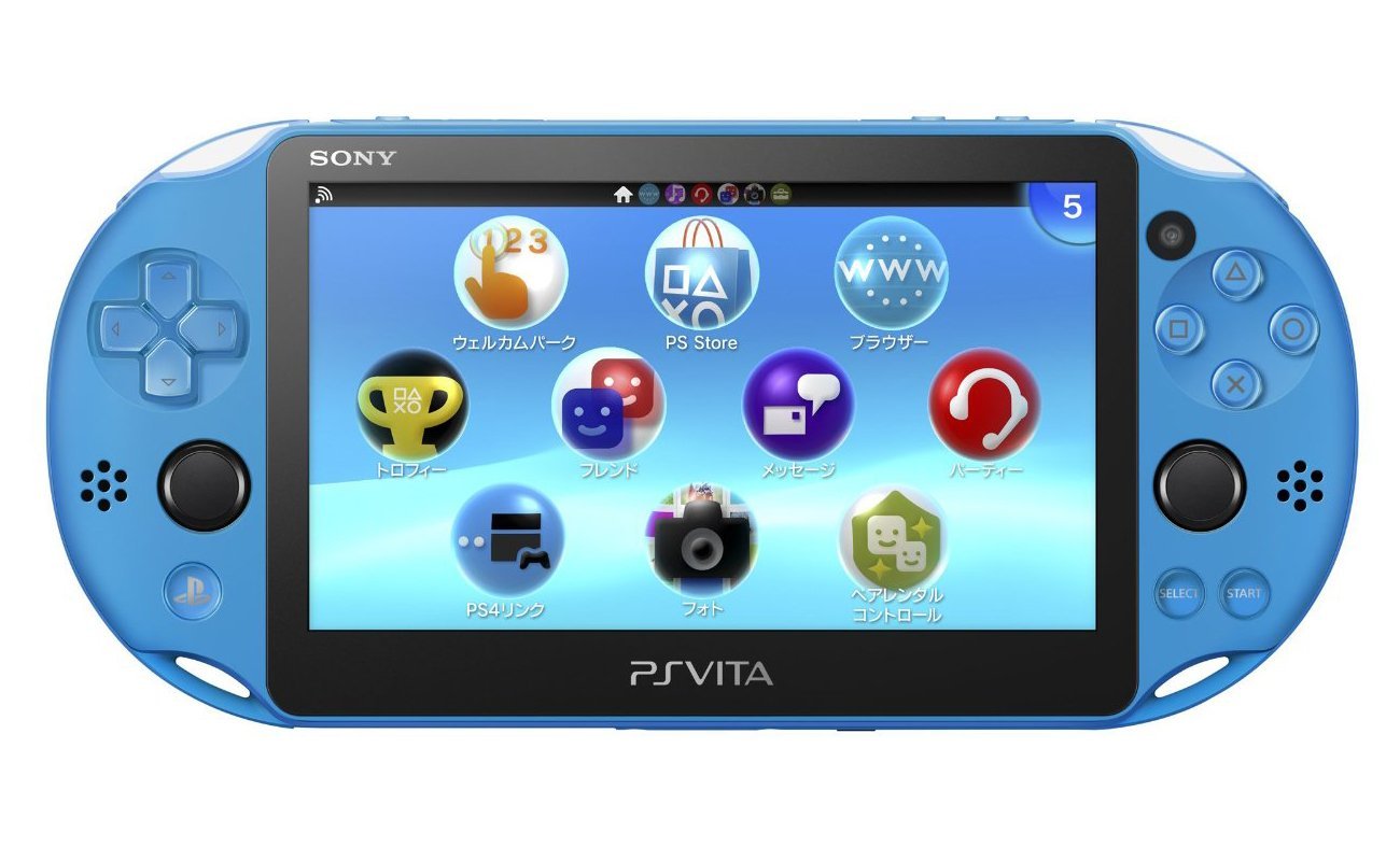 PSVita Wi-Fiモデル アクア・ブルー PCH-2000ZA23 本体 完品 外箱付き PlayStationVita SONY ソニー 4948872414050 …