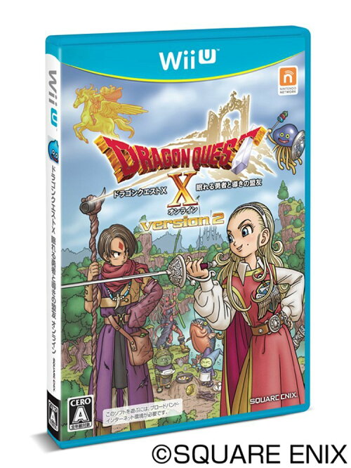 WiiUニンテンドーWiiUドラゴンクエストX眠れる勇者と導きの盟友オンラインドラゴンクエスト10ドラクエ10ソフトケースあり中古4988601008280送料無料【中古】