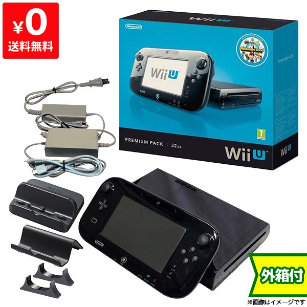 WiiU ニンテンドーWii U ウィーユー プレミアムセット 本体 kuro 黒 任天堂 Nint ...